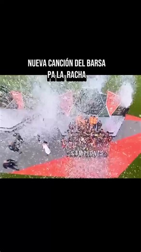Nueva canción del Barsa para celebrar el triunfo