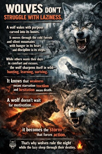 Wolves Don’t Struggle With Laziness | Dark Motivation (Become the Beast)