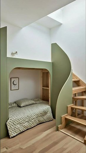 Small Room Turned Into Genius Bunk Bed Setup! 🛏️✨