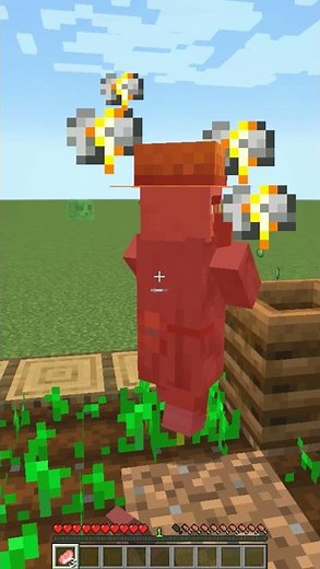 Transform into a Zombie and Survive【minecraft】#Shorts