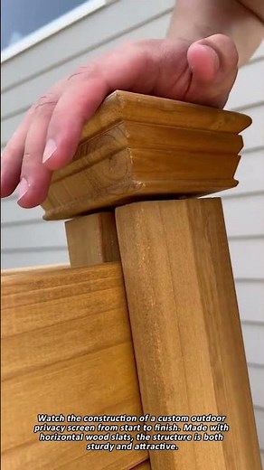 How to Build a Custom Outdoor Privacy Screen