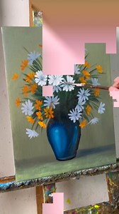 1.7M views · 14K reactions | Easy Painting ideas for beginners / Beautiful flower painting | Painting Skills | Facebook
