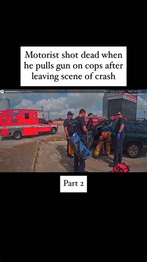 Autumn Johnson on Instagram: "A motorist who fled a fender bender was shot dead by police after reaching for a gun during a Houston traffic stop — with the shocking exchange caught on bodycam video. Michael Dziedzic allegedly drove away from a three-car accident on the North Freeway on May 17, but was stopped by cops at a nearby parking lot. Houston Police Assistant Chief Christy Smith said the motorist was declared dead at the scene. “These typically require investigators to interview multiple 