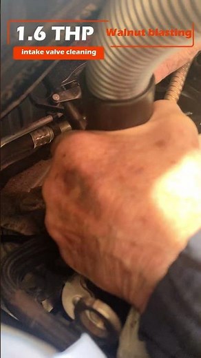 1.6 THP Walnut blasting #automobile #cars #maintenance #walnut #cleaning #engine #thp #peugeot #207