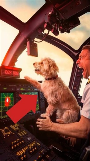 Maltipoo dog saves life on helicopter