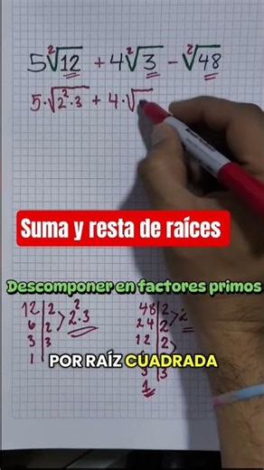 Addition and subtraction of roots.