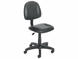 Boss Office Products Posture Task Chair with Casters, Black