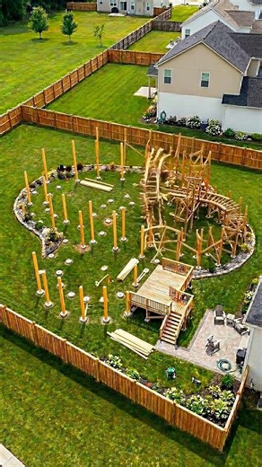 Backyard Wooden Roller Coaster Build