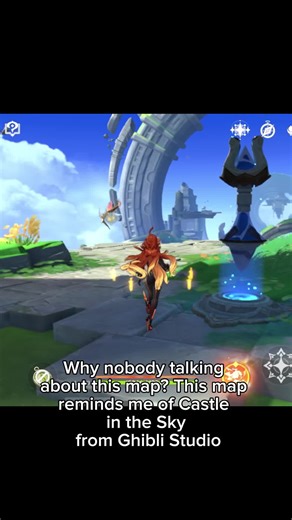 This map is so underrated I see nobody talking about it and posting about it :( #fpy #genshinimpact #ghiblistudios #castleinthesky