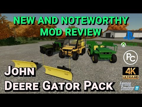 John Deere Gator Pack | Mod Review | Farming Simulator 22