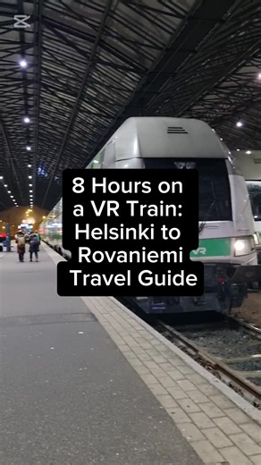 8-Hour VR Train Trip from Helsinki to Rovaniemi