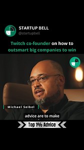 Michael Seibel says the startup edge lies in doing what giants can’t—make something people truly want, talk directly to users, and do things that don’t scale. As the underdog, your strength is working differently, not copying big players, but outsmarting them with agility and personal touch. | Startup Bell