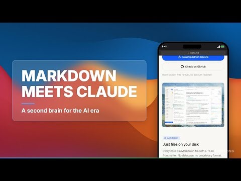 Tolaria: A Markdown Second Brain Built for the Claude Code Era