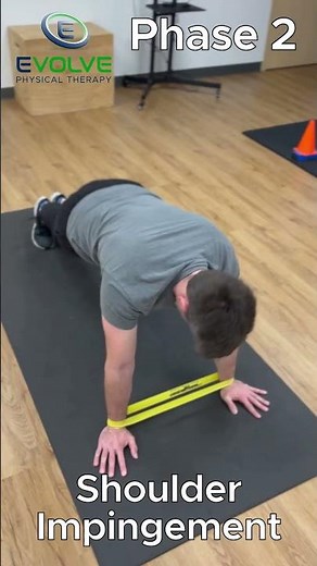 One Essential Exercise for Serratus Anterior | Plank to Pike with Bands for Shoulder Impingement