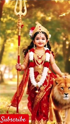 🦁🔥 Sherawali Maa Ki Jai 🔥🦁#art #video #hindi #shot #trending #shortvideo #shorts #durgamaa #sherawal