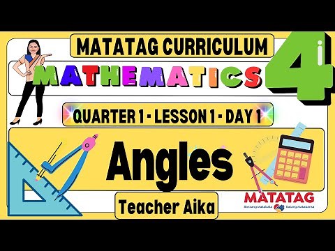 MATATAG Math 4 Grade 4 Quarter 1 Lesson 1 Day 1 Angles
