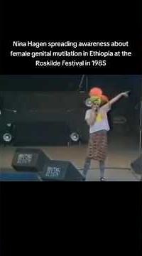 NINA HAGEN against women circumcision 1985 #ninahagen #circumcision