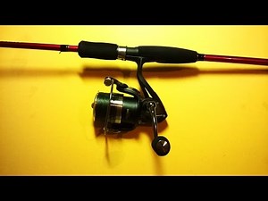 How to properly wind the line on a spinning reel. Backing. Fishing. Fishing