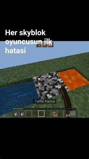 her sky bolk.ouuncusum ilk hatasi Minecraft #edit #minecraftsurvivalseriesepisode1