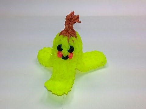3-D Happy Banana Peel Tutorial by feelinspiffy (Rainbow Loom)