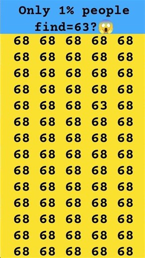 find 63😱🤔 subscribe for more puzzle #shorts #viral #brainteasers #numbers #trending #fypシ #quiz #new