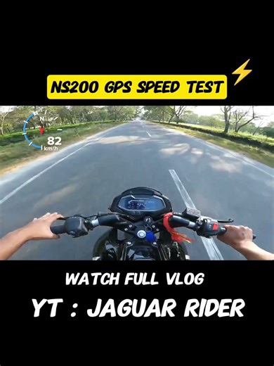 Ns200 Gps Speed test ⚡#shorts #hyperride #gpsspeed #ns200bs7 #ns200