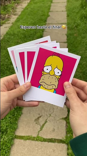 Polaroids de Homero en Simpson