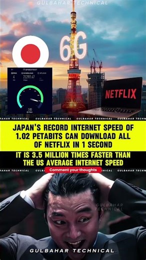 Japan 1.02 Petabit Internet Speed | Download ALL of Netflix in ONE Second! 🚀