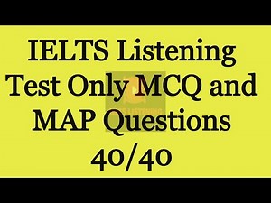 IELTS LISTENING WITH MCQ AND MAP I MCQ LISTENING PRACTICE I NEW IELTS LISTENING TEST 2025