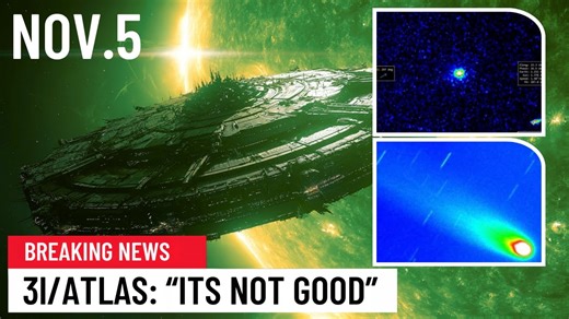 3 MINUTES AGO: New 31/ATLAS Images RELEASED by Virtual Telescope Project BREAKING: New 3I/ATLAS images leave Avi Loeb and scientists baffled! The interstellar object that's defying all laws of physics just revealed something IMPOSSIBLE. On November 5, 2025, the Virtual Telescope Project released photographs showing 3I/ATLAS without any visible cometary tail - even though it should have lost 5.5 BILLION tons of material! Harvard astrophysicist Avi Loeb calculated that this absence of gas is simpl