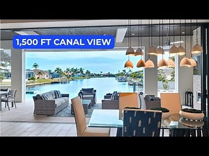 SW Cape Coral Luxury Gulf Access Home Tour ($1.77M) | 1,500 ft Waterfront View