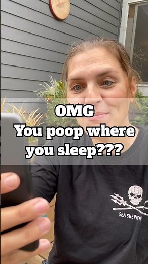 How to poop in a bucket. #shorts #poopbucket #camptoilet