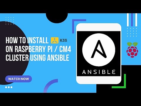 How to install k3s on Raspberry Pi CM4 cluster using Ansible