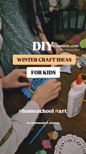 DIY | Crafts for Kids | Canadian winters ❄️ 🇨🇦 #crafts #winter #Canada #DIY #homemade