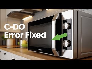 Samsung microwave c-do error - Error code meaning and how to fix it!