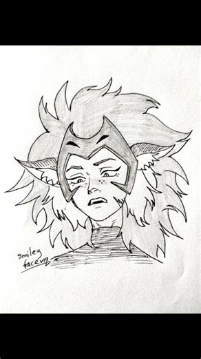 drawing "cat-ra" from "She-Ra and the Princesses of Power" fanart