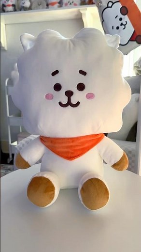 Basic RJ Plush (Large) 💜 BT21 Unboxing 🎀