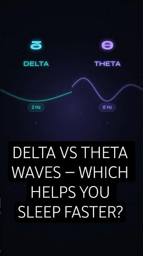 Delta vs Theta waves — which helps you sleep faster? #sleep #binauralbeats