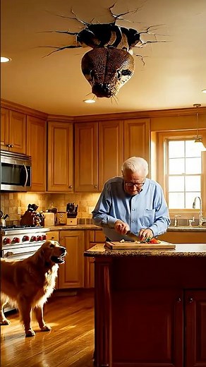 Heroic Dog vs Giant Python 🐍🔥 | The Kitchen Showdown!