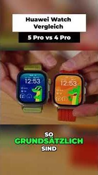 Huawei Watch Vergleich 👀 #mydealz