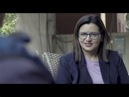 Robert Kasca (WFP Country Director) in conversation with woman leading climate solutions | Pragati Sharma (she/her)