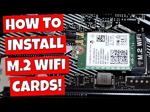 How To Install M.2 E Key WiFi & Bluetooth Card In Desktop PC
