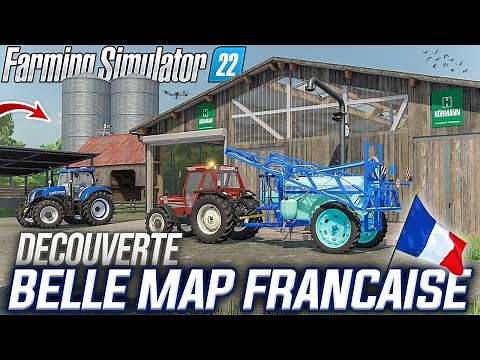 PREMIÈRE MAP FRANÇAISE pour ce Mappeur !!! 🇫🇷🤩 (Et c'est réussi !) - Farming simulator 22
