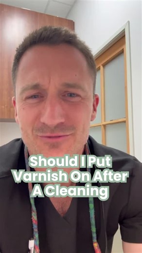 The best time to apply a varnish (at our office we offer a non-toxic...