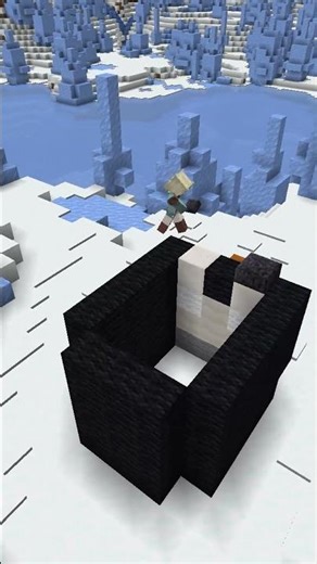 Chunky Penguin- easy Minecraft Tutorial #minecraft #minecrafttutorial #tutorial #gaming