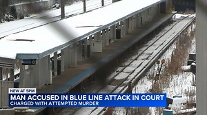 Man charged with attempted murder in CTA Blue Line attack, Forest Park police say
