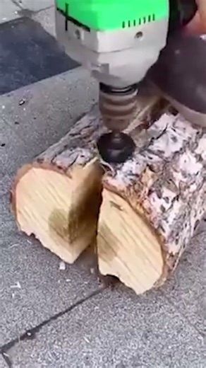 ✅ Product Link in Bio - Firewood Drill Bit Set Split Logs Fast & Easy with Any Power Drill 🔥