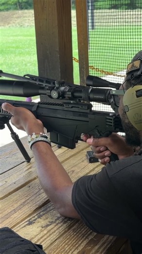 That some serious RECOIL!💥🔫💨 .338 Lapua Ruger Precision Rifle