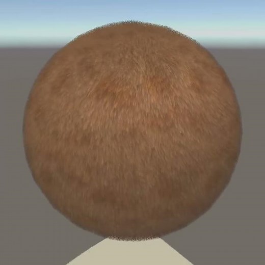 Real-Time Procedural Fur Shading