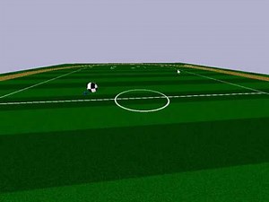 self-driving RC racecar (RL, DQN) chasing a ball: pybullet+gym+baselines+tensorflow